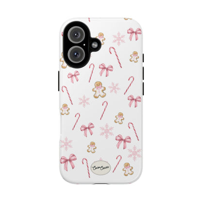 Pink Christmas iPhone Case