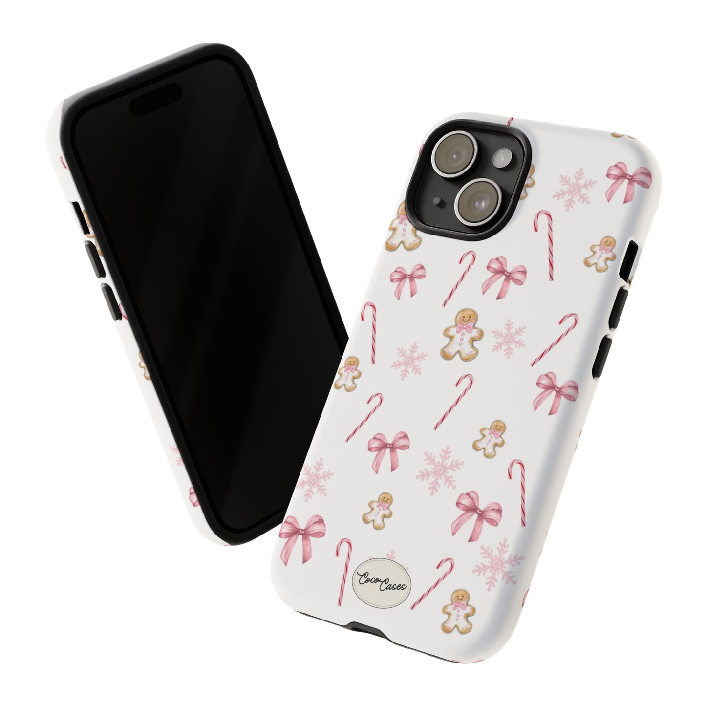 Pink Christmas iPhone Case