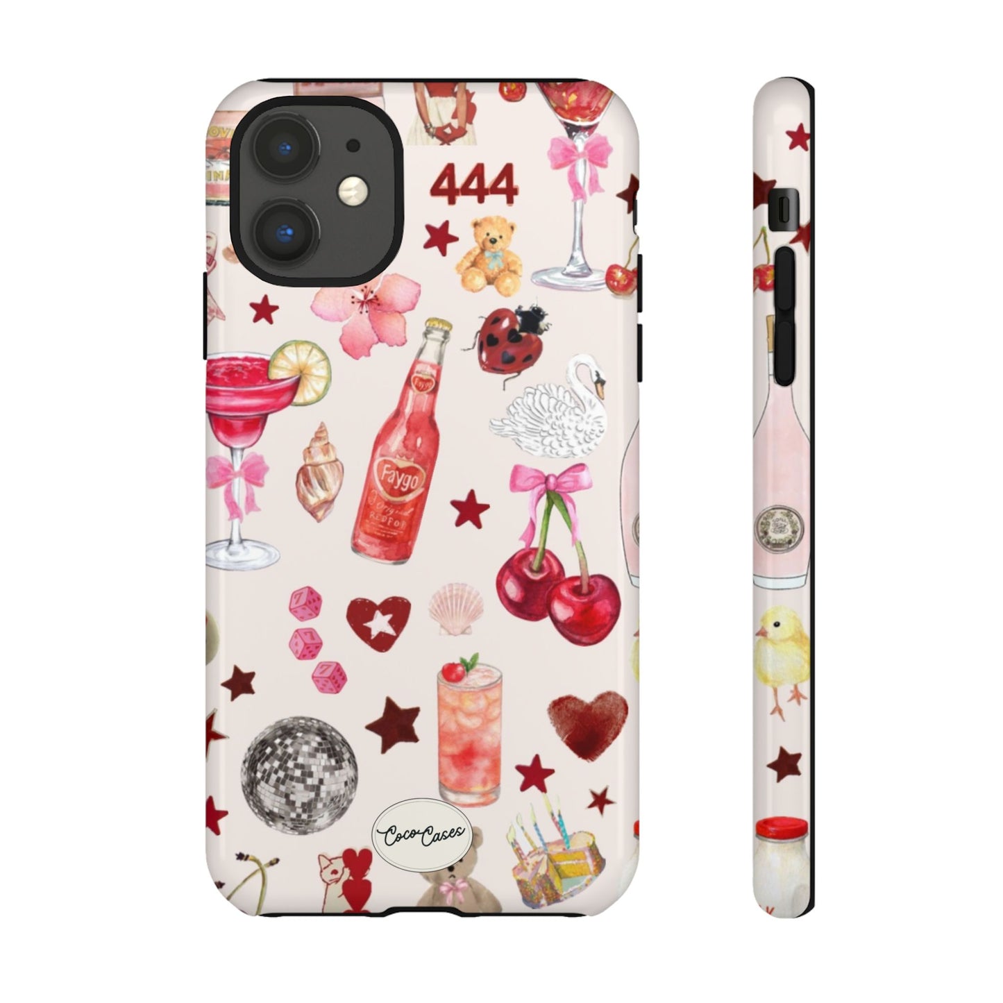 Pink Clutter iPhone Case