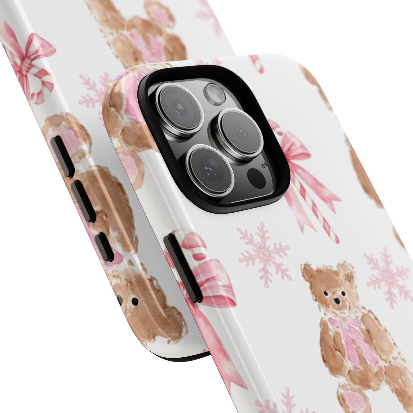 Blush Noel Bear iPhone Case