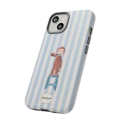 Striped Monkey iPhone Case