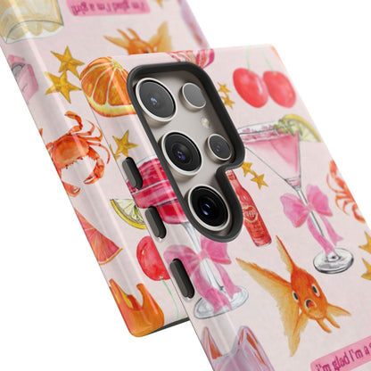 I'm glad I'm a girl Samsung Case