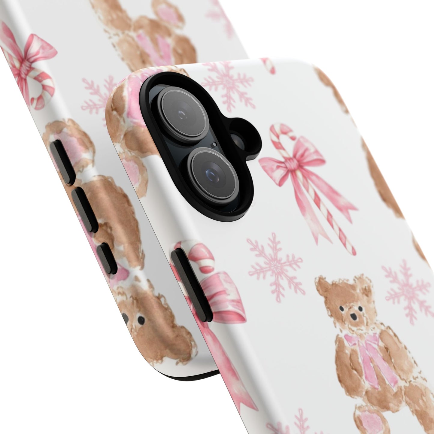 Blush Noel Bear iPhone Case