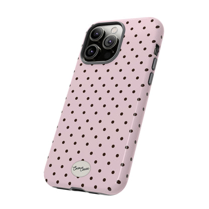 Pink Polka Dot iPhone Case