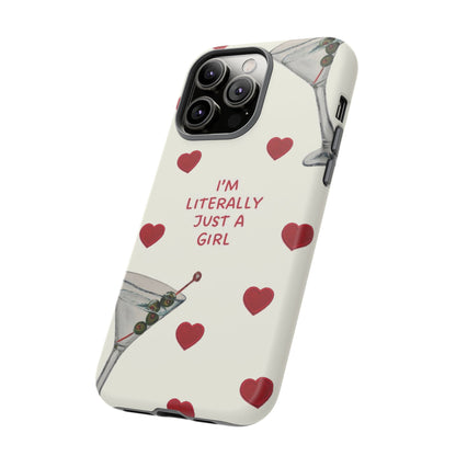 Literally A Girl iPhone Case