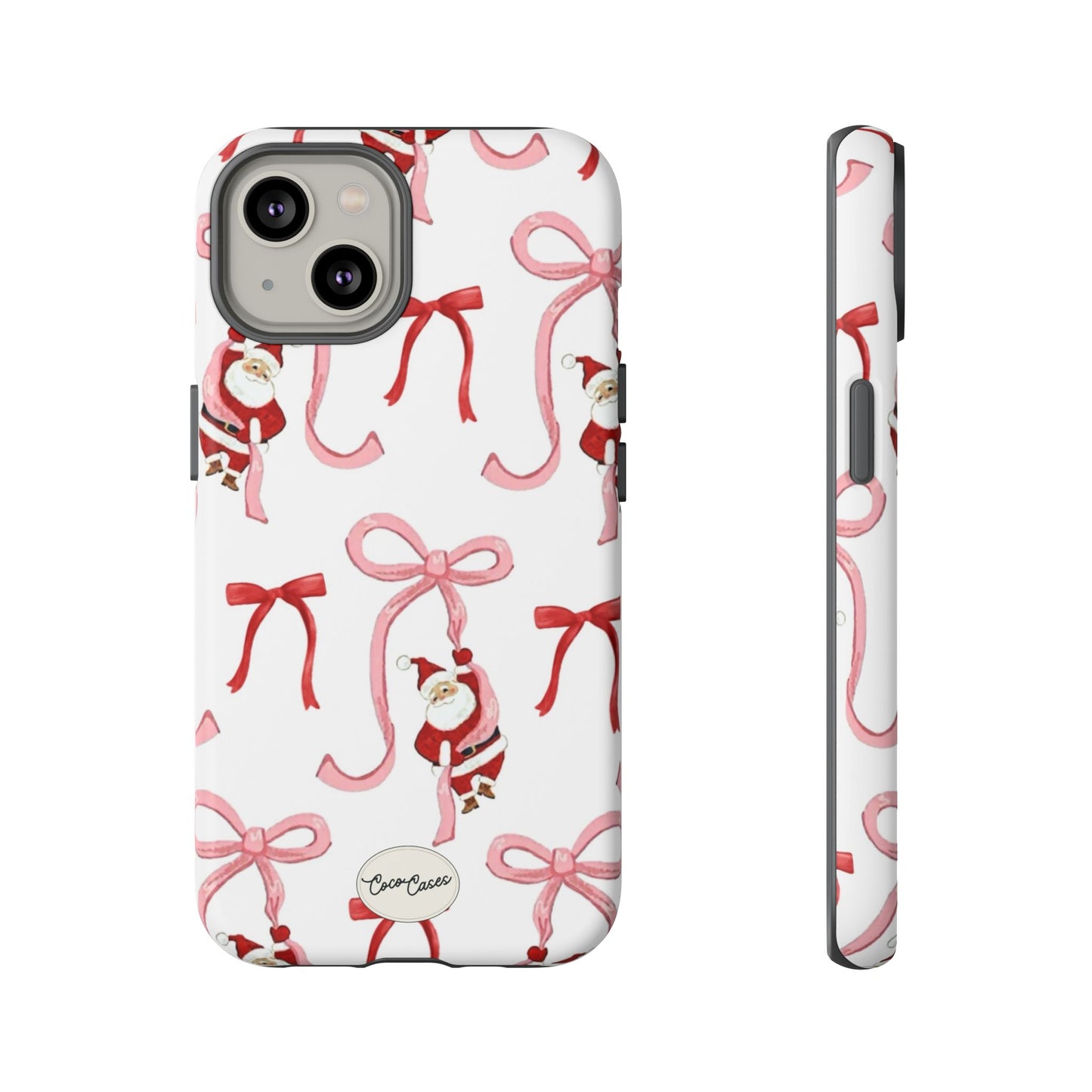 Santa’s Bow Ride iPhone Case