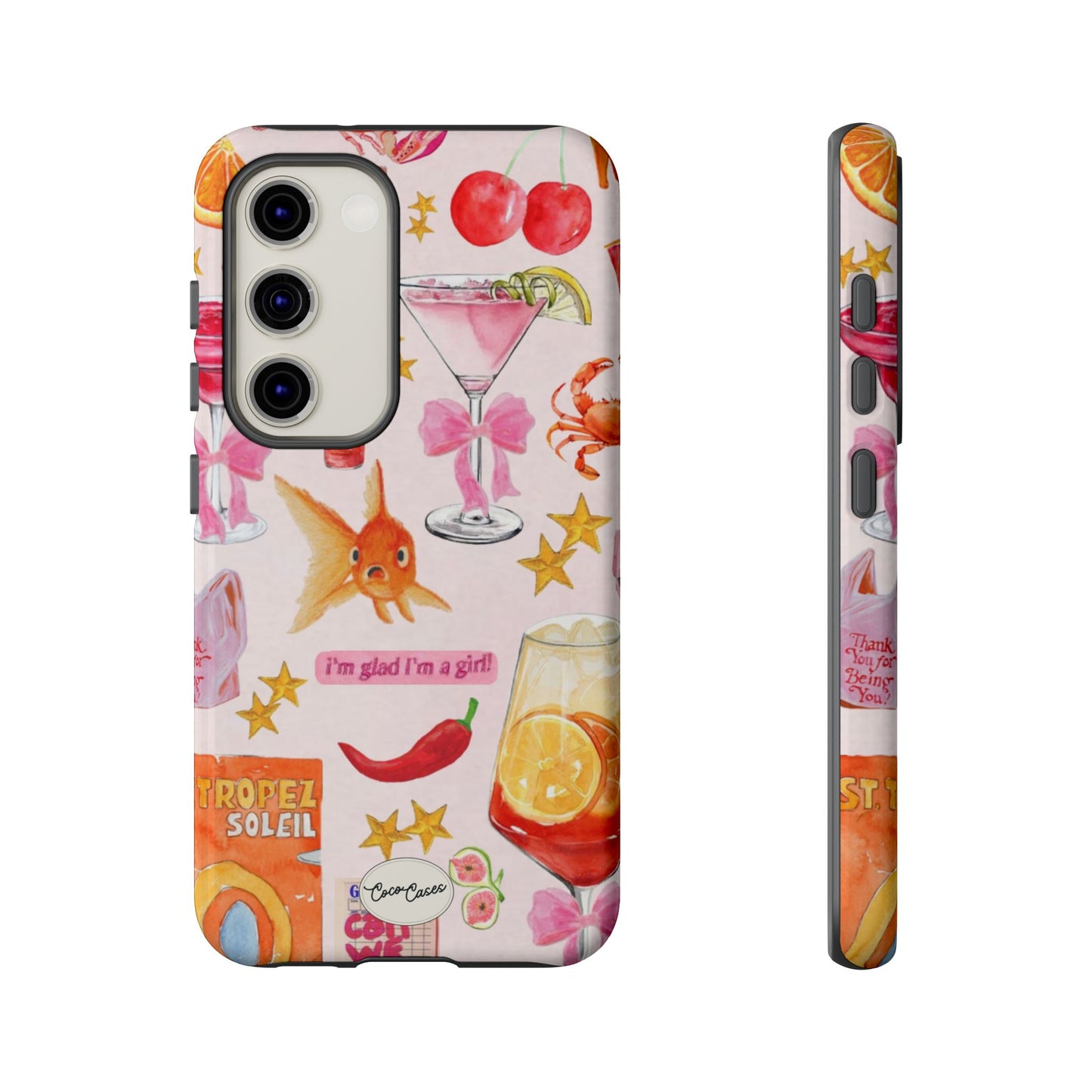 I'm glad I'm a girl Samsung Case