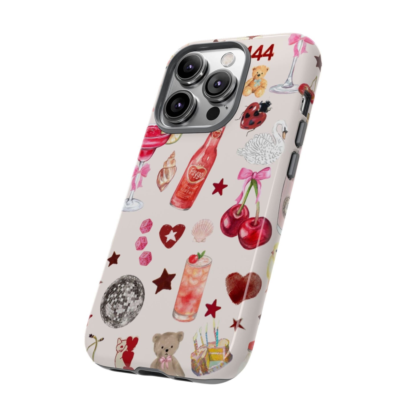 Pink Clutter iPhone Case