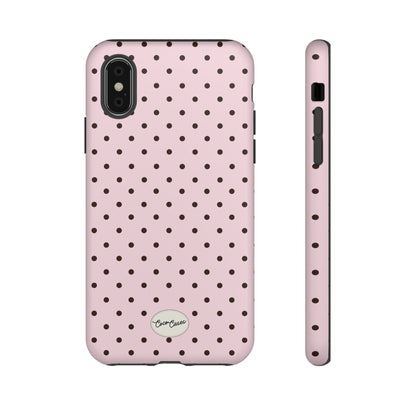 Pink Polka Dot iPhone Case