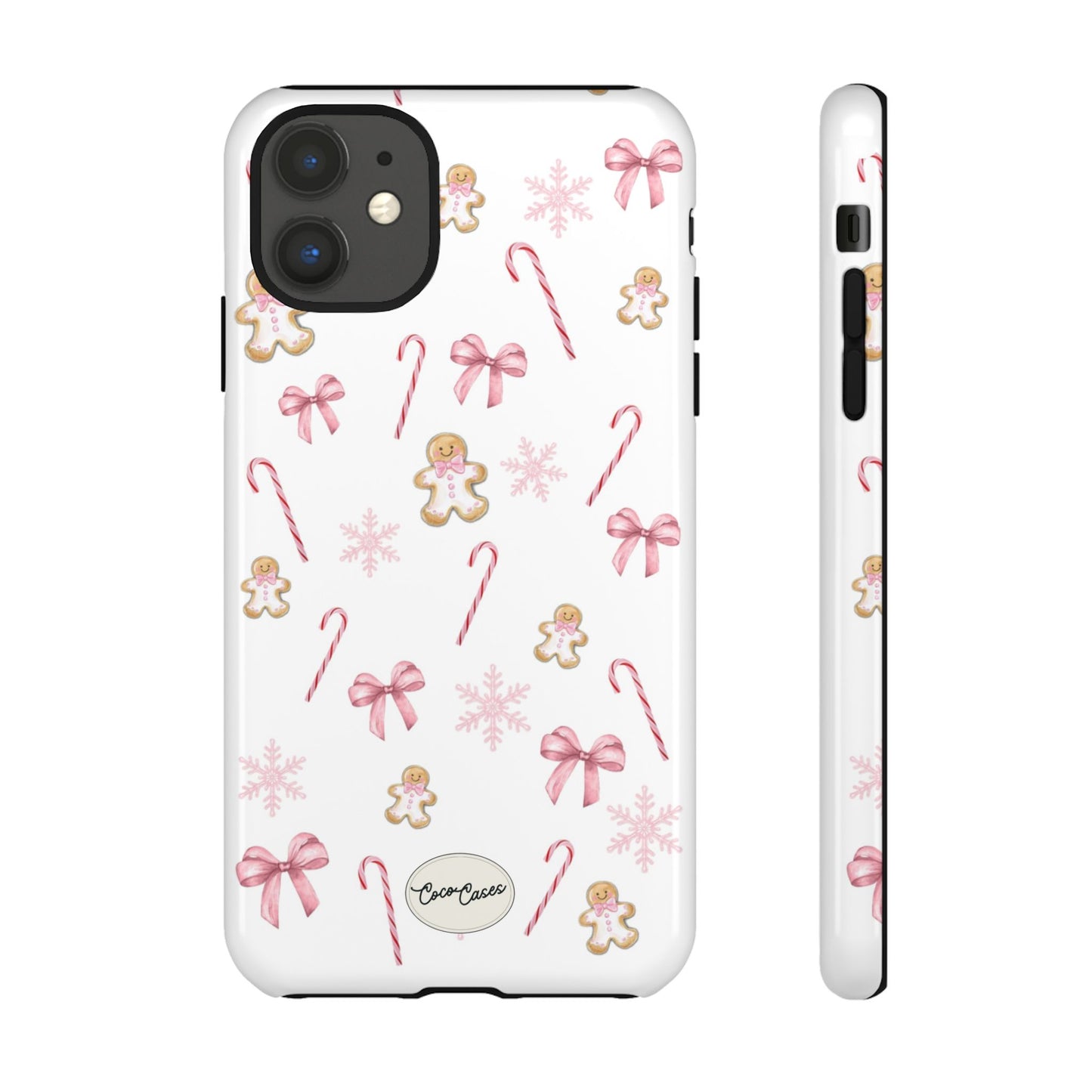 Pink Christmas iPhone Case