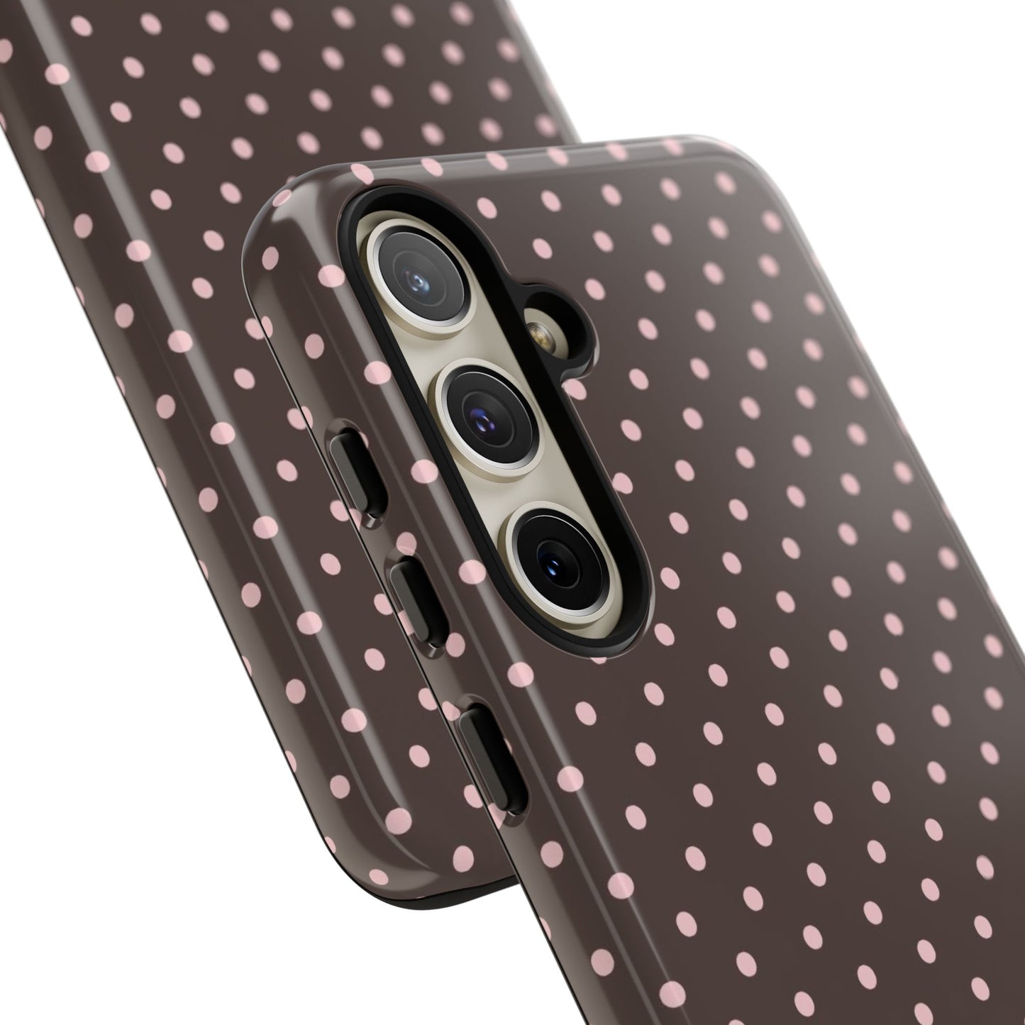 Brown Polka Dot Samsung Case