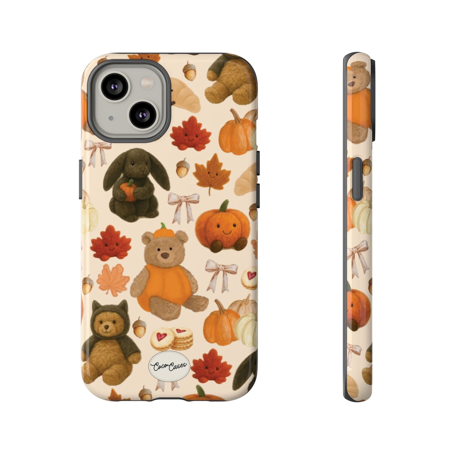 Autumn Teddies iPhone Case