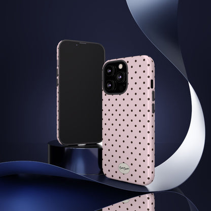 Pink Polka Dot iPhone Case