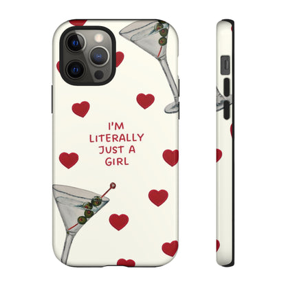 Literally A Girl iPhone Case