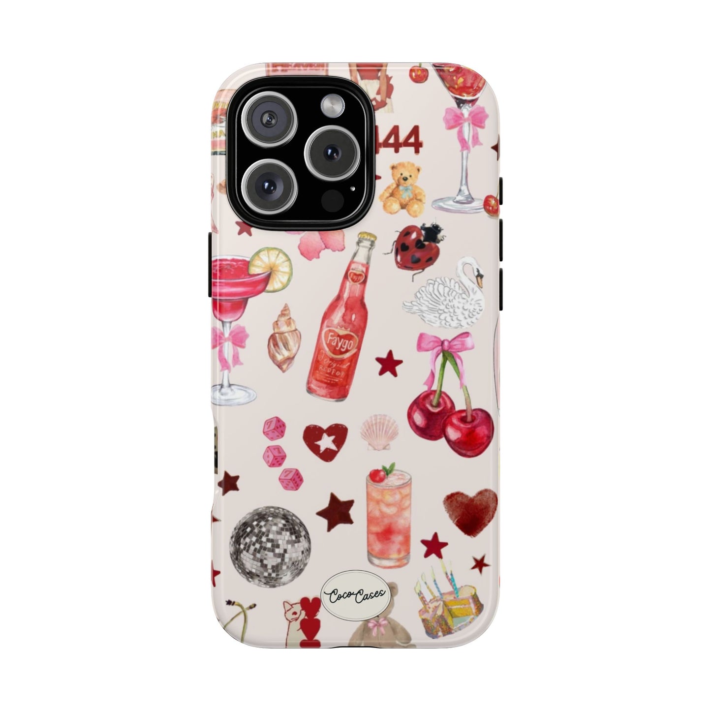 Pink Clutter iPhone Case