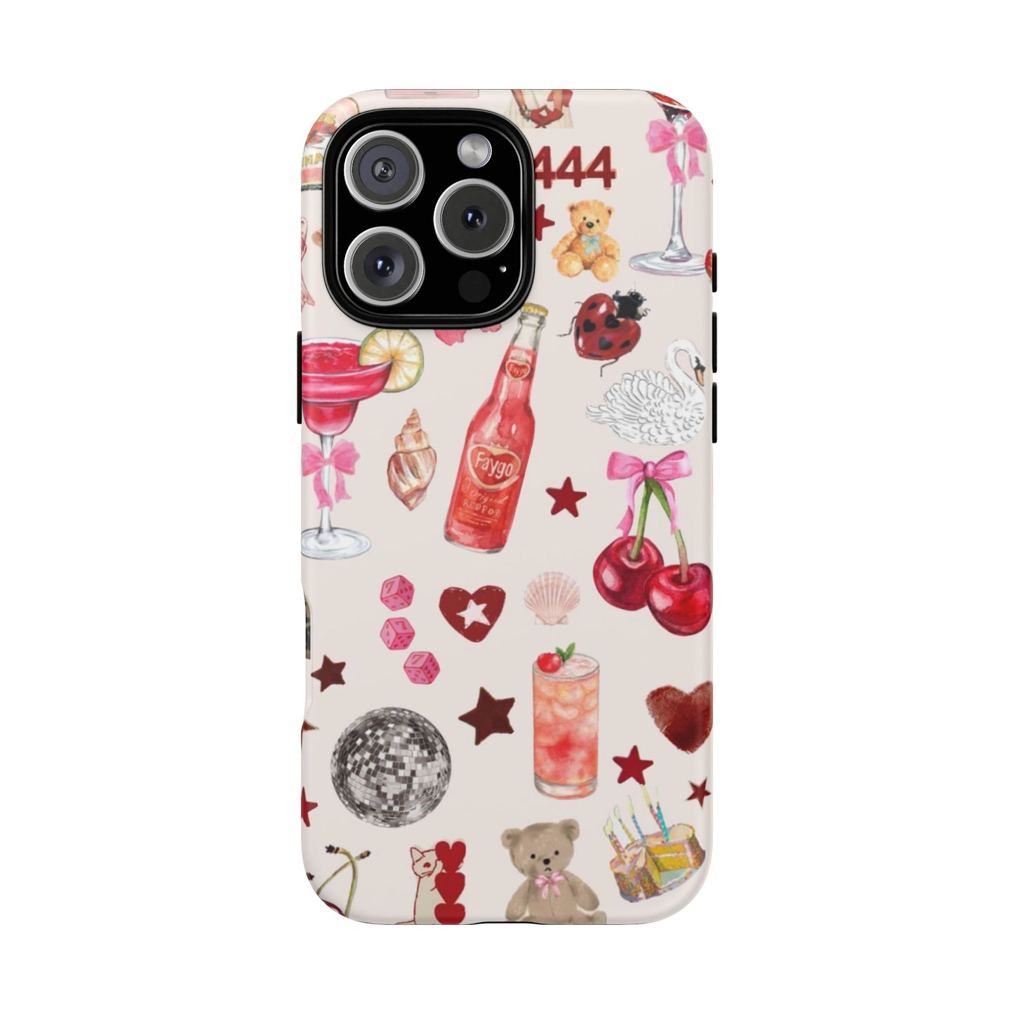 Pink Clutter iPhone Case