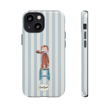 Striped Monkey iPhone Case