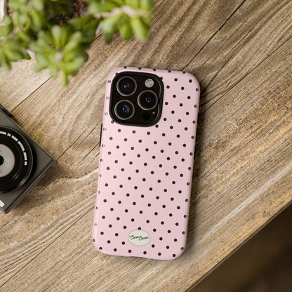 Pink Polka Dot iPhone Case