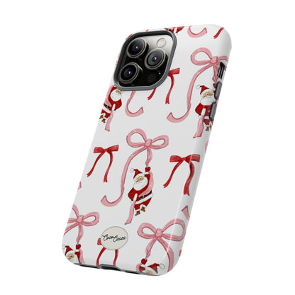Santa’s Bow Ride iPhone Case