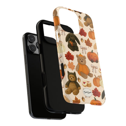 Autumn Teddies iPhone Case