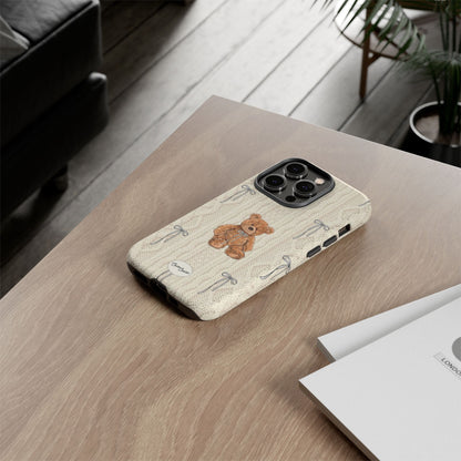 Little Bow Bear iPhone Case