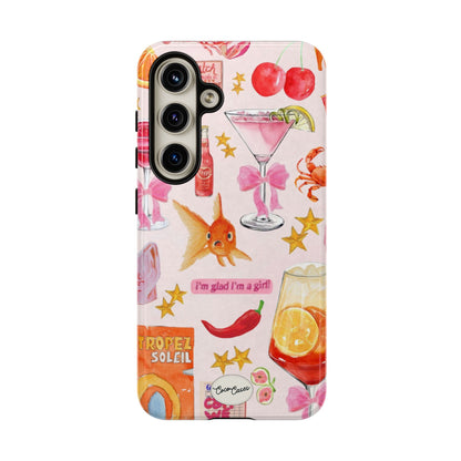I'm glad I'm a girl Samsung Case