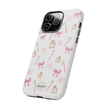 Pink Christmas iPhone Case