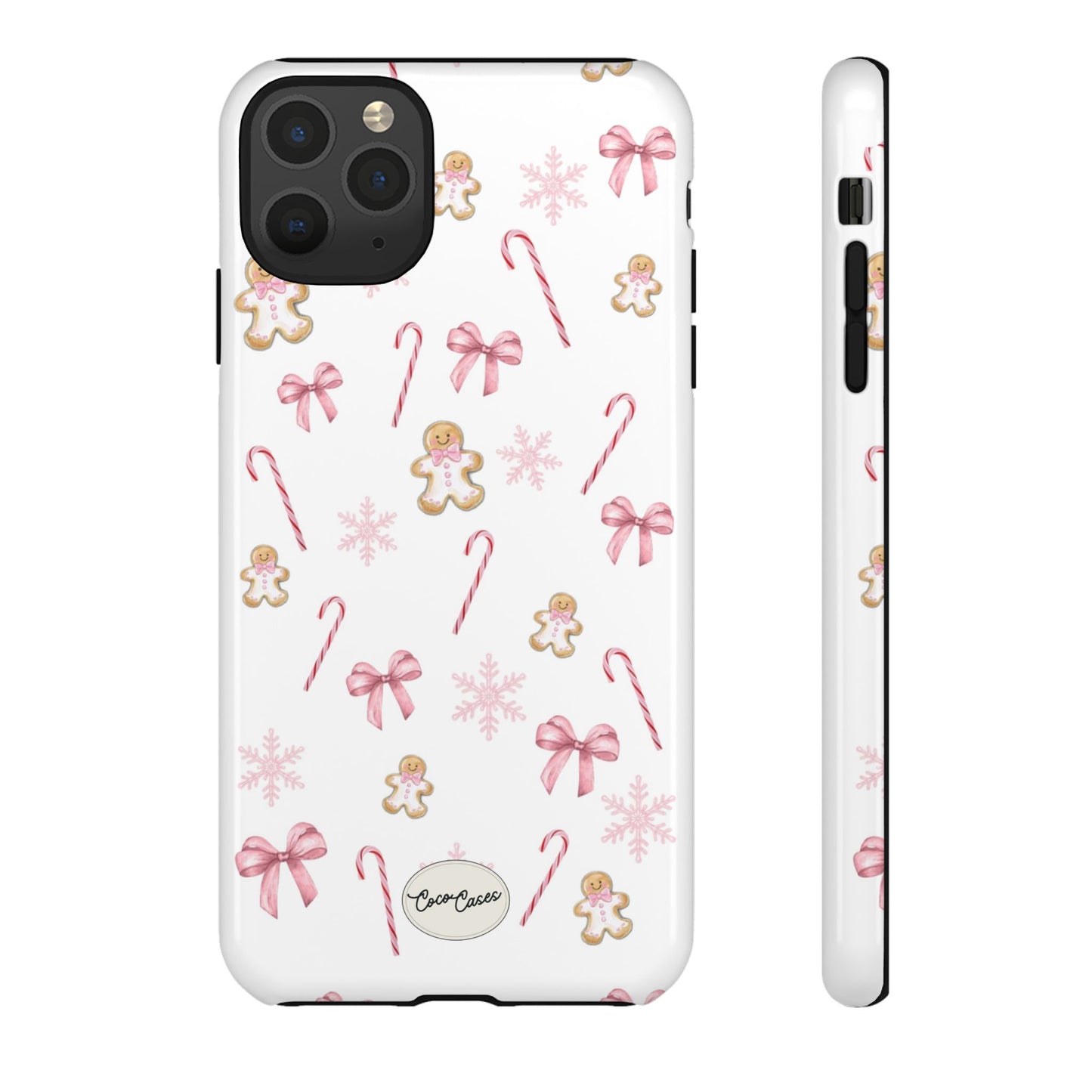 Pink Christmas iPhone Case