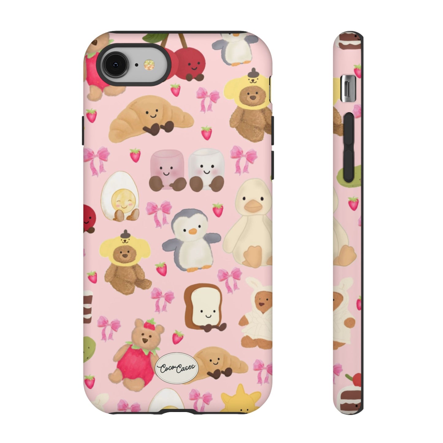 Strawberry Teddies iPhone Case