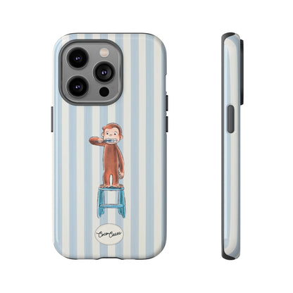 Striped Monkey iPhone Case