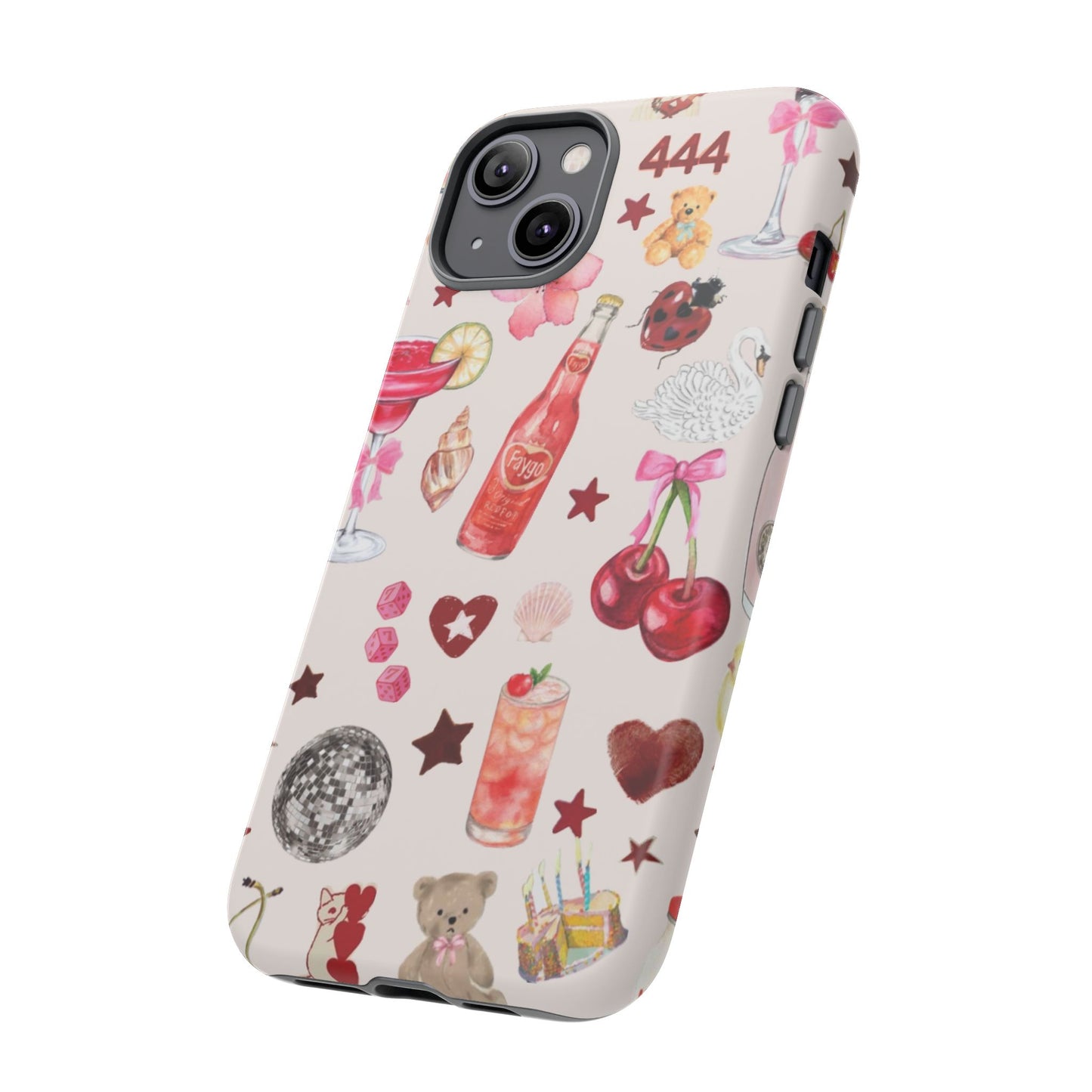 Pink Clutter iPhone Case