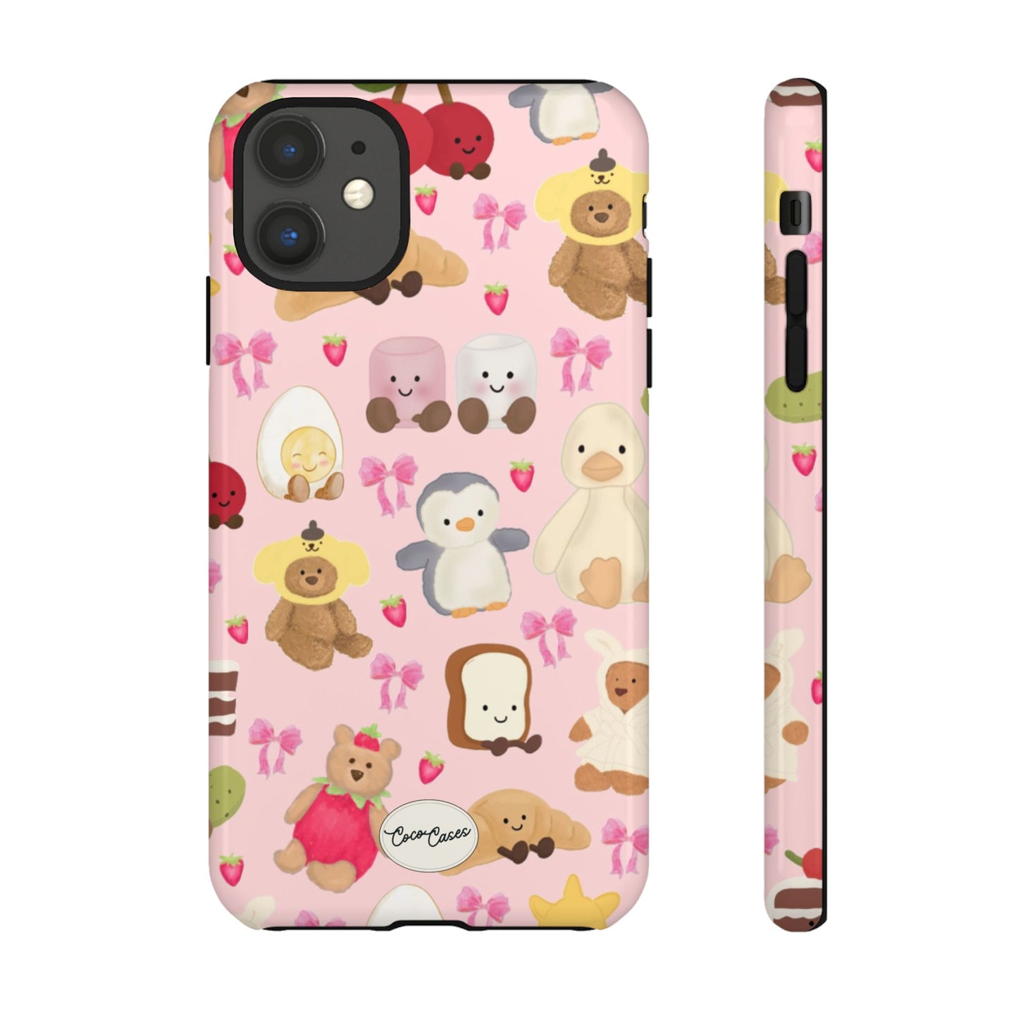 Strawberry Teddies iPhone Case