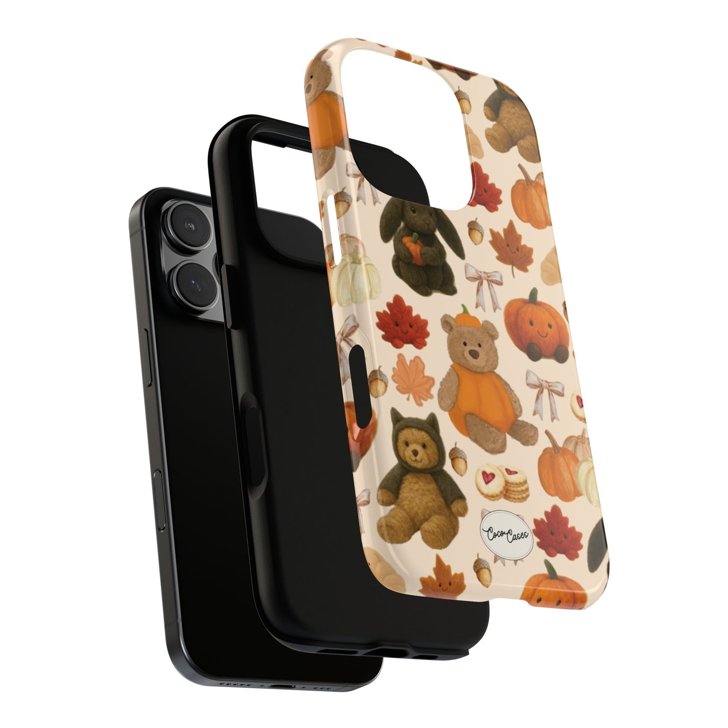 Autumn Teddies iPhone Case