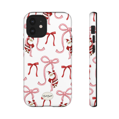 Santa’s Bow Ride iPhone Case