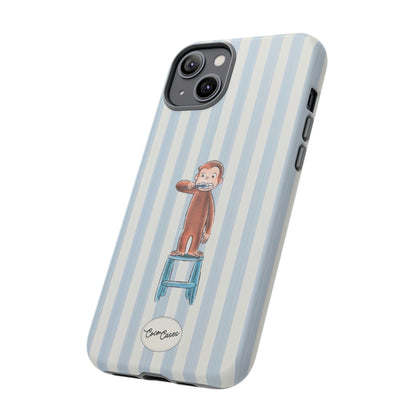 Striped Monkey iPhone Case
