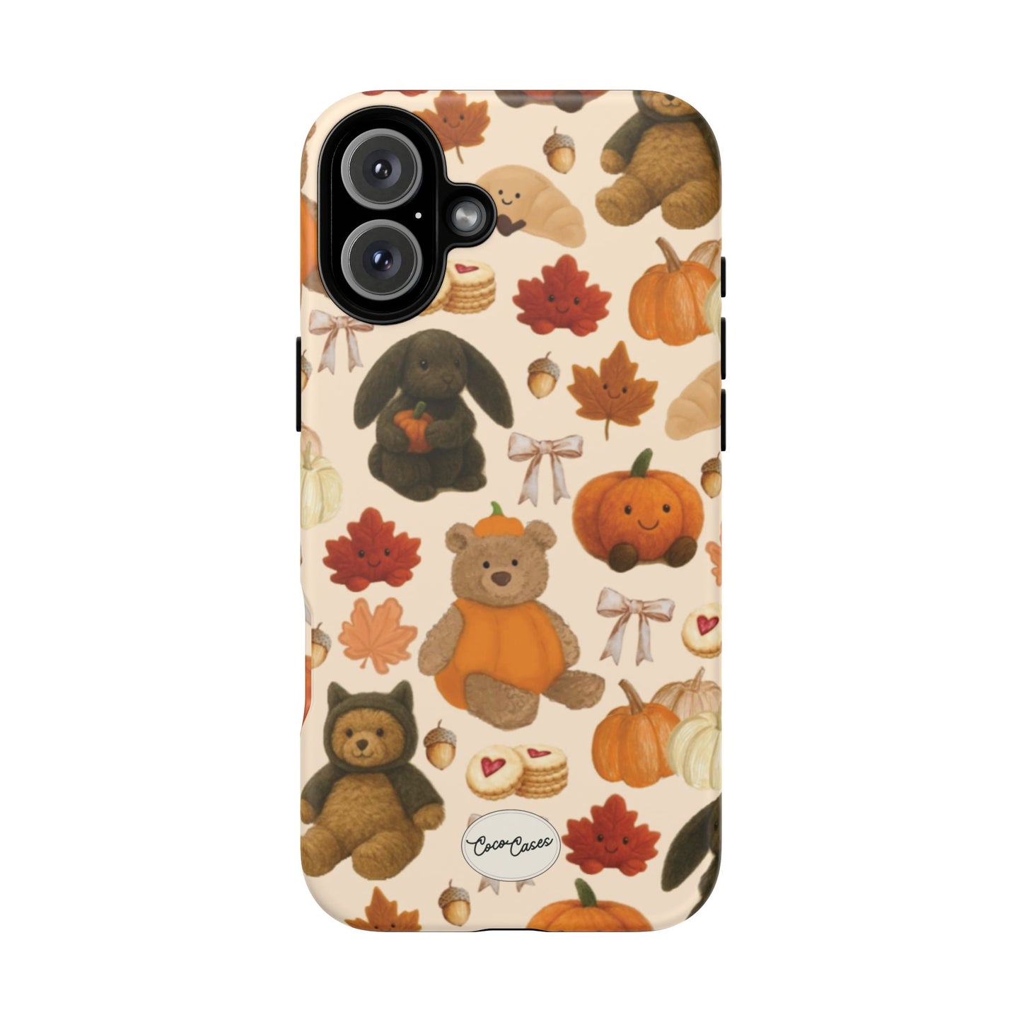 Autumn Teddies iPhone Case