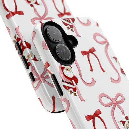 Santa’s Bow Ride iPhone Case