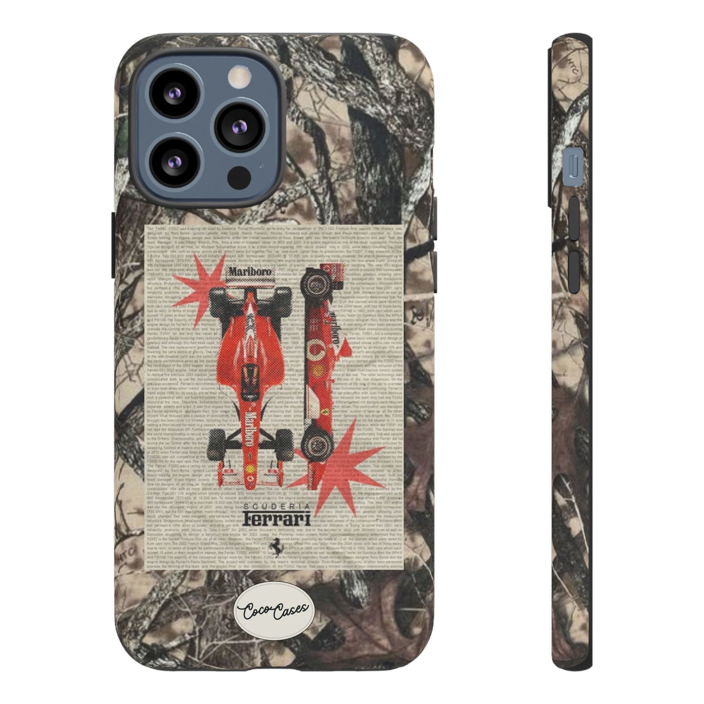Camouflage Ferrari iPhone Case