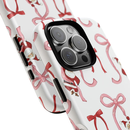 Santa’s Bow Ride iPhone Case