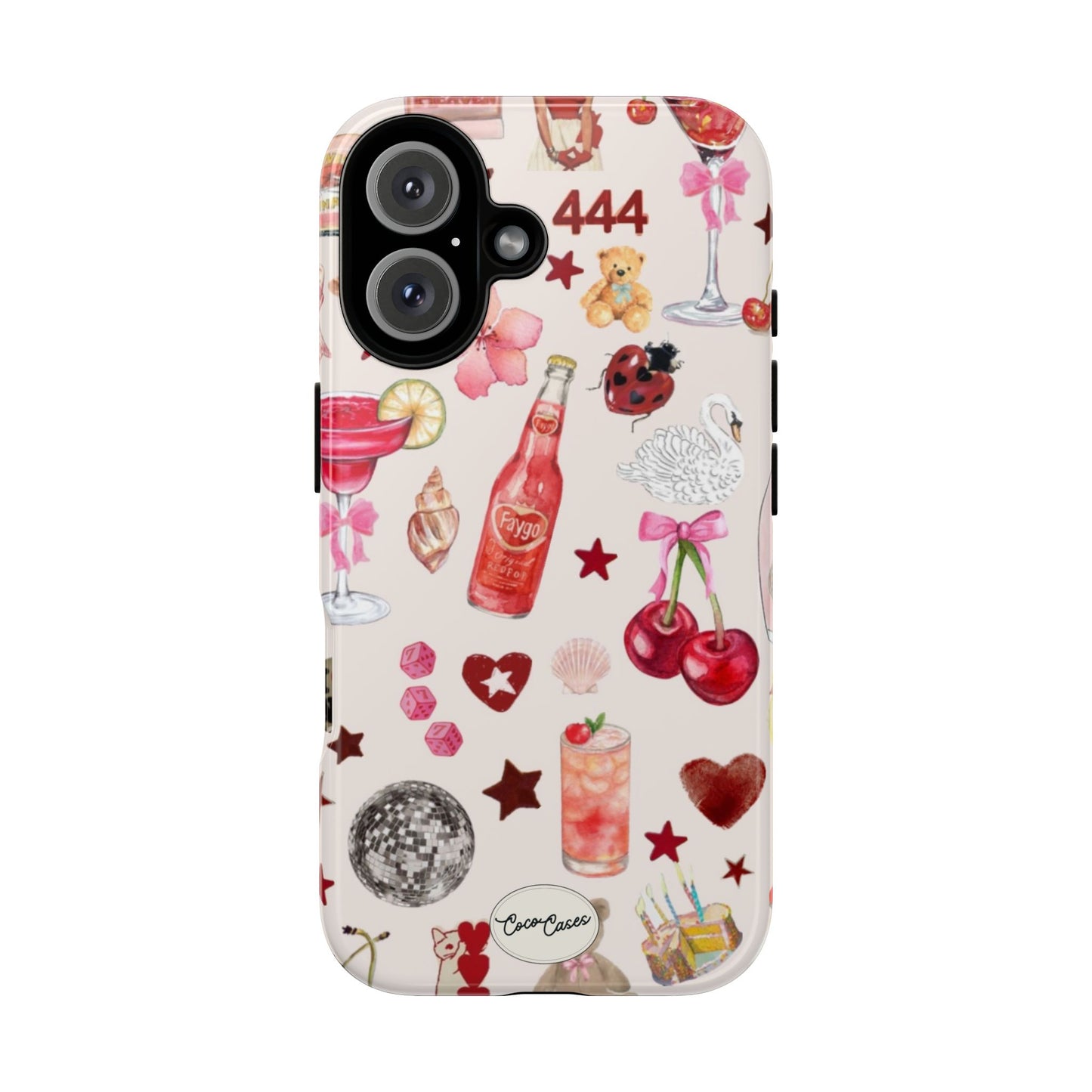 Pink Clutter iPhone Case