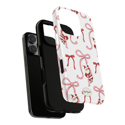 Santa’s Bow Ride iPhone Case