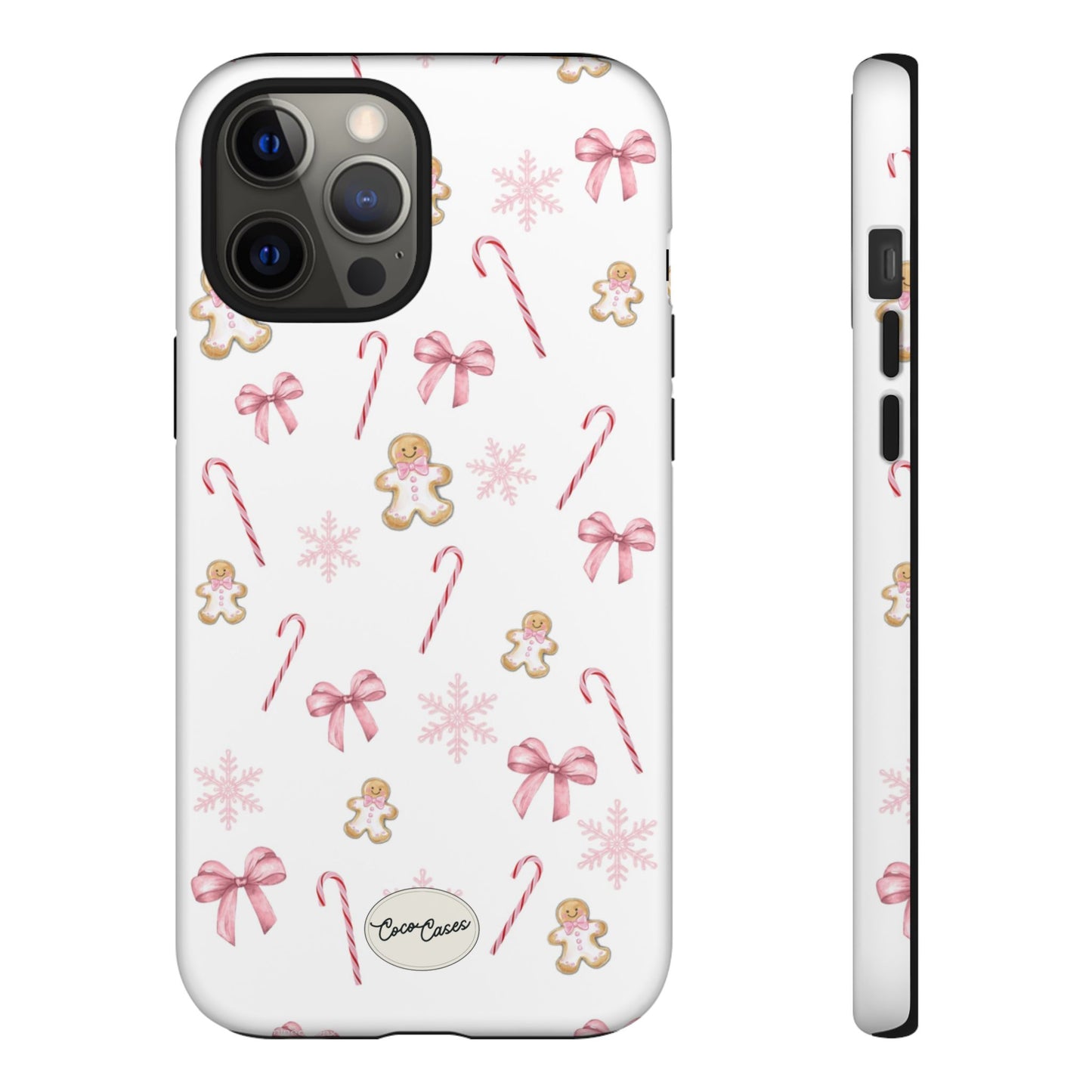Pink Christmas iPhone Case