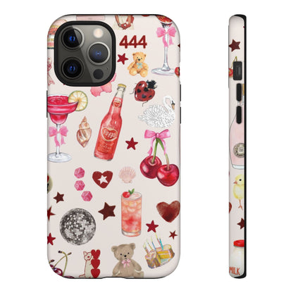 Pink Clutter iPhone Case