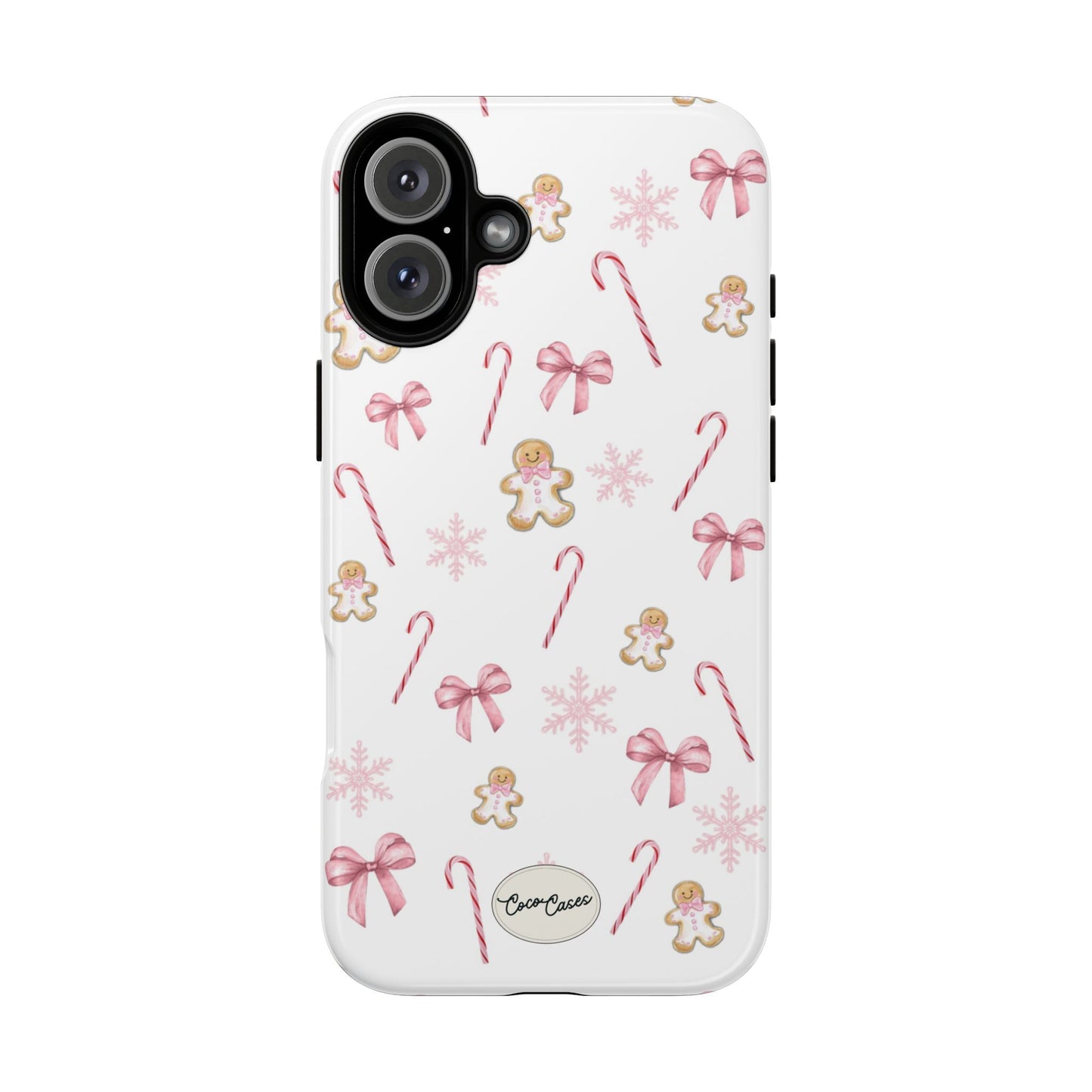 Pink Christmas iPhone Case
