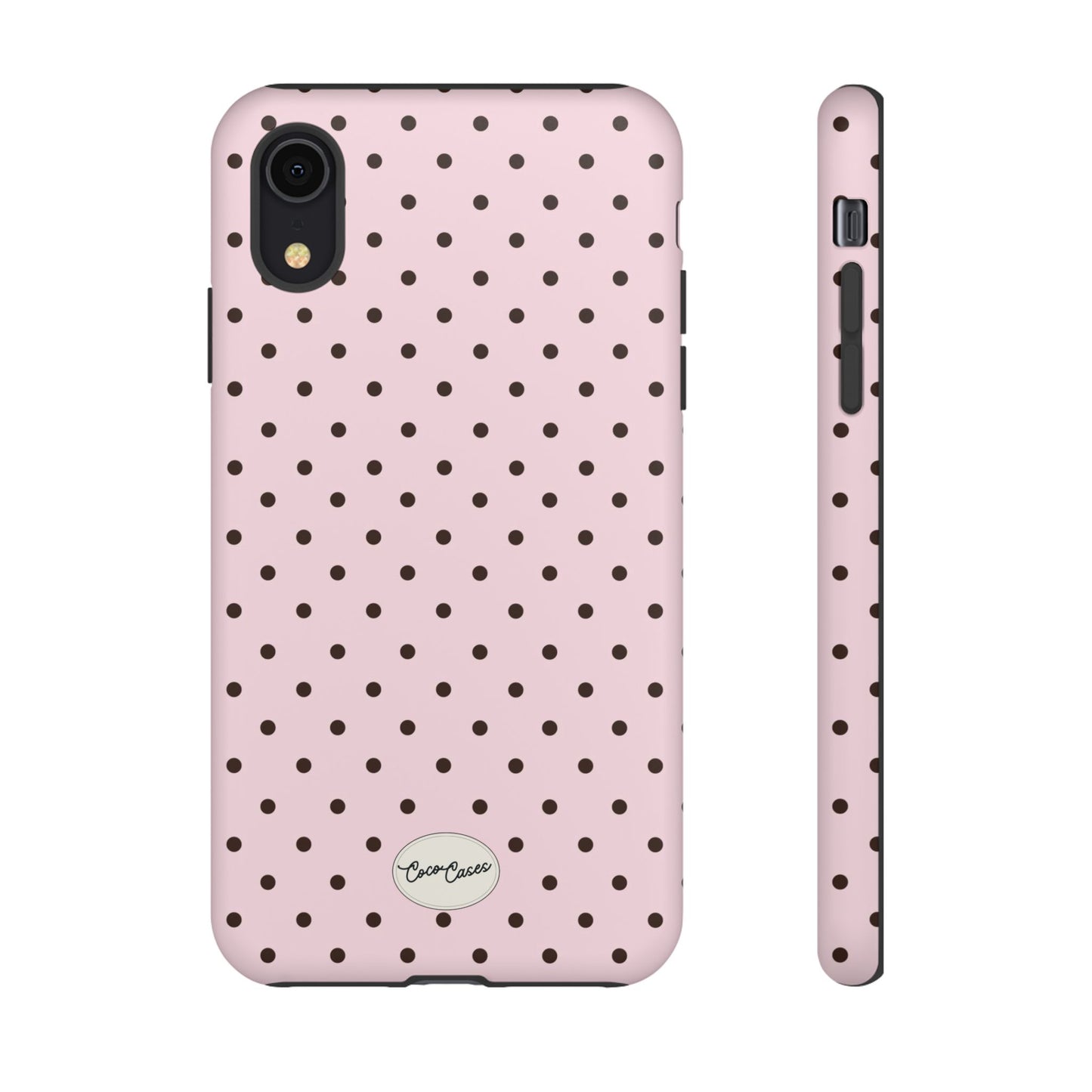 Pink Polka Dot iPhone Case