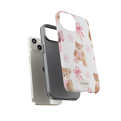 Blush Noel Bear iPhone Case