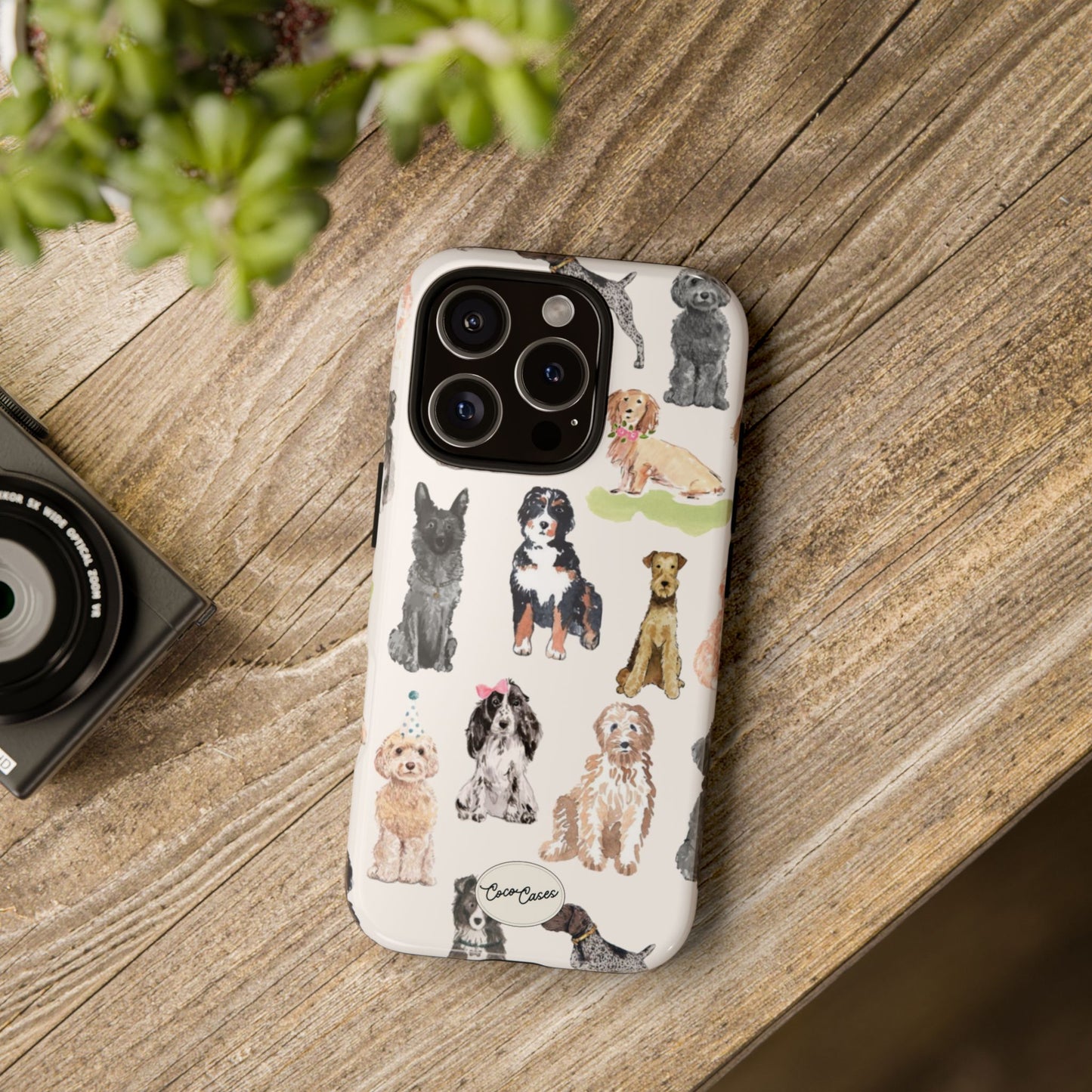 Puppy Party iPhone Case