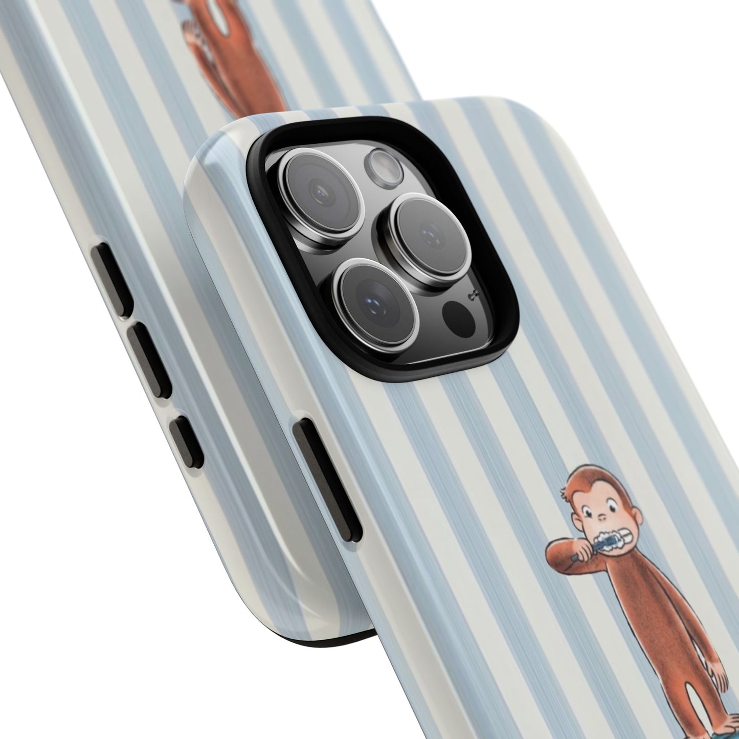 Striped Monkey iPhone Case