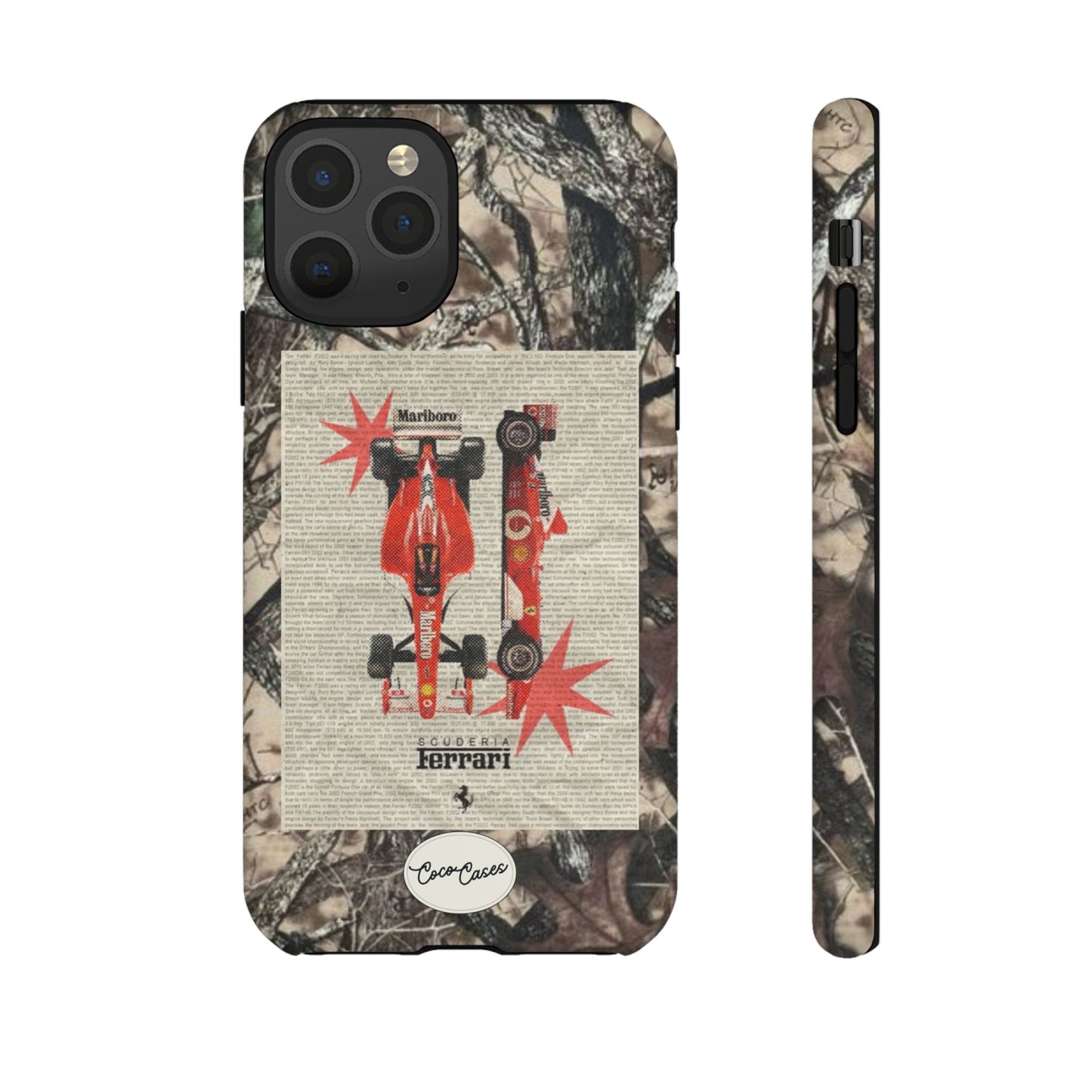 Camouflage Ferrari iPhone Case
