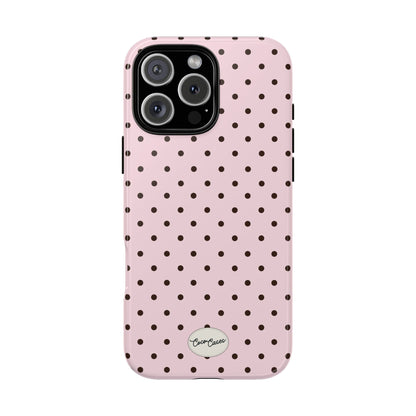 Pink Polka Dot iPhone Case